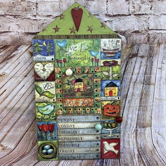 Joyful Nest Wall Decor Joyful Nest Perpetual Calendar Lisa Kaus